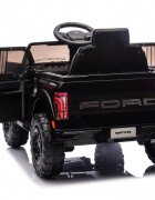 Ford Masinuta electrica pentru copii Raptor F-150 Black cu licentafaruri ledmuzica2 motoareacumulator 12V45Ahdeschidere usislow startspatiu de depozitare