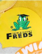 FREDS SWIM ACADEMY Casca de inot din silicon model cu imprimeu