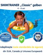 FREDS SWIM ACADEMY Colac de inot pentru copii Swimtrainer Classic galben 4-8 ani