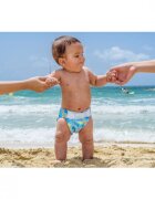 FREDS SWIM ACADEMY Scutec reutilizabil pentru inot bebelusi blue marimea 2 9-16 kg