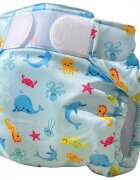FREDS SWIM ACADEMY Scutec reutilizabil pentru inot bebelusi blue marimea 2 9-16 kg