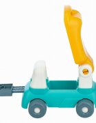 Free2Move Antemergator Magic Train Green 5 in 1 cu diverse activitati de joaca panou educational efecte sonore si luminoase