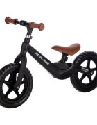 Free2Move Bicicleta fara pedale Cool Bike Black cu ghidon si sa reglabile roti din Eva greutate admisa 30 kg roti 12 inch 24 luni+