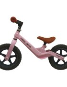 Free2Move Bicicleta fara pedale Cool Bike Pink cu ghidon si sa reglabile roti din Eva greutate admisa 30 kg roti 12 inch 24 luni+