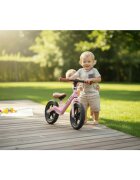 Free2Move Bicicleta fara pedale Cool Bike Pink cu ghidon si sa reglabile roti din Eva greutate admisa 30 kg roti 12 inch 24 luni+