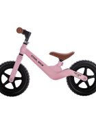 Free2Move Bicicleta fara pedale Cool Bike Pink cu ghidon si sa reglabile roti din Eva greutate admisa 30 kg roti 12 inch 24 luni+