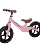 Free2Move Bicicleta fara pedale Cool Bike Pink cu ghidon si sa reglabile roti din Eva greutate admisa 30 kg roti 12 inch 24 luni+