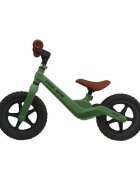 Free2Move Bicicleta fara pedale Cool Bike Verde cu ghidon si sa reglabile roti din Eva greutate admisa 30 kg roti 12 inch 24 luni+