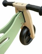 Free2Move Tricicleta copii fara pedale din lemn Mint varsta 1-3 ani transformabila in bicicleta de echilibru scaun reglabil pe inaltime un limitator de directie si roti silentioase
