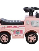 Free2Move Vehicul ride-on Ambulanta cu lumini si sunete spatiu de depozitare 19-36 luni Roz