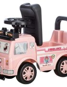 Free2Move Vehicul ride-on Ambulanta cu lumini si sunete spatiu de depozitare 19-36 luni Roz
