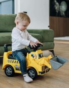 Free2Move Vehicul ride-on Buldozer cu lumini si sunete spatiu de depozitare 19-36 luni Galben