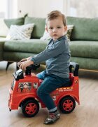 Free2Move Vehicul ride-on Masina de pompieri cu lumini si sunete spatiu de depozitare 19-36 luni Rosu