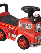Free2Move Vehicul ride-on Masina de pompieri cu lumini si sunete spatiu de depozitare 19-36 luni Rosu