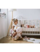 Free2Play Balansoar pentru copii Zoe the Mouse Pink sa confortabila cu spatar din lemn 18 luni+
