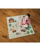 Free2Play Covoras puzzle pentru copii Farm din spuma 91x91 cm