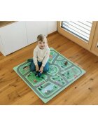 Free2Play Covoras puzzle pentru copii Road din spuma 91x91 cm