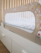 FreeON Bariera de protectie pentru pat rabatabila Little Dots Beige