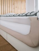FreeON Bariera de protectie pentru pat rabatabila Little Dots Beige