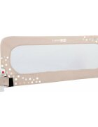 FreeON Bariera de protectie pentru pat rabatabila Little Dots Beige