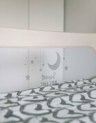 FreeON Bariera de protectie pentru pat rabatabila Sweet Dreams Light Beige