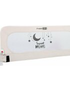 FreeON Bariera de protectie pentru pat rabatabila Sweet Dreams Light Beige