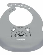 FreeON Baveta moale din silicon cu buzunar 31x24 cm Lion Grey