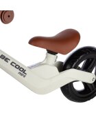 FreeON Bicicleta fara pedale Be Cool Mini roti din Eva12 luni+ alb 8 inch scaun reglabil de la 27-35 cm roti late din material EVA ghidon ajustabil intre 46 si 51 cm greutate maxima suportata 30 Kg