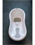 FreeON Cadita cu dop 81x41x24 cm si reductor incorporat White