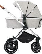 FreeON Carucior 3 in 1 Joy Reversibil Cu cadru din aluminiu Scoica auto Husa picioare Geanta mamici si accesorii Reversibil Cu cadru din aluminiu Scoica auto Husa picioare Geanta mamici si accesorii Standard de siguranta EN1888-12018+A12022 gri