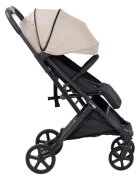 FreeON Carucior pentru copii Tao Beige cu maner pentru transport roti cu suspensie greutate admisa pana la 22 kg