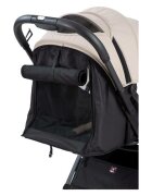 FreeON Carucior pentru copii Tao Beige cu maner pentru transport roti cu suspensie greutate admisa pana la 22 kg
