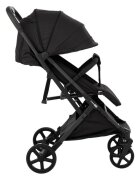 FreeON Carucior pentru copii Tao Black cu maner pentru transport roti cu suspensie greutate admisa pana la 22 kg