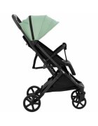 FreeON Carucior pentru copii Tao Black cu maner pentru transport roti cu suspensie greutate admisa pana la 22 kg