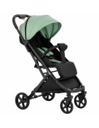 FreeON Carucior pentru copii Tao Black cu maner pentru transport roti cu suspensie greutate admisa pana la 22 kg
