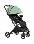 FreeON Carucior pentru copii Tao Black cu maner pentru transport roti cu suspensie greutate admisa pana la 22 kg