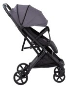 FreeON Carucior pentru copii Tao Grey cu maner pentru transport roti cu suspensie greutate admisa pana la 22 kg