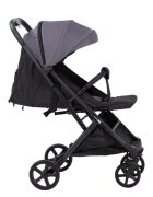FreeON Carucior pentru copii Tao Grey cu maner pentru transport roti cu suspensie greutate admisa pana la 22 kg