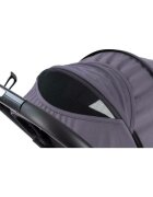 FreeON Carucior pentru copii Tao Grey cu maner pentru transport roti cu suspensie greutate admisa pana la 22 kg