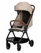 FreeON Carucior sport Bold pliabil automat roti cu suspensii de la nastere pana la 22 kg cu spatar reglabil in 3 pozitii Beige