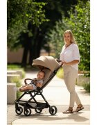 FreeON Carucior sport Bold pliabil automat roti cu suspensii de la nastere pana la 22 kg cu spatar reglabil in 3 pozitii Beige