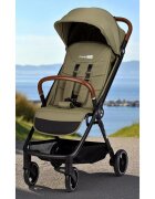 FreeON Carucior sport Bold pliabil automat roti cu suspensii de la nastere pana la 22 kg cu spatar reglabil in 3 pozitii Green Army