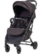 FreeON Carucior sport Diamond Pliabil tip troler Cadru din aluminiu 6.8 Kg Spatar reglabil Pliere compacta pentru avion Cu maner pentru transport Suport pentru sticla Standard de siguranta EN 1888-12018 Black