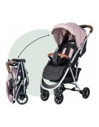 FreeON Carucior sport Lux Pliabil automat Usor 6.6 Kg Tehnologie inovatoare One-Hand Folding De la 6 luni pana la 22 kg Din aluminiu Benzi reflectorizante pe capotina BeigeBlack