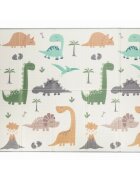 FreeON Covoras de joaca Magic Dino multicolor cu doua fete pliabil 200x150 cm