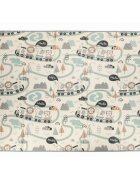 FreeON Covoras de joaca Magic Road cu doua fete pliabil protectie impotriva loviturilor 200 x 150 cm cu imprimeu pe ambele parti 0 luni+ multicolor