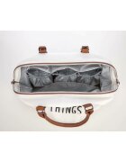 FreeON Geanta mamici Mommy things Beige spatioasa si practica cu multiple buzunare include si 2 genti mai mici
