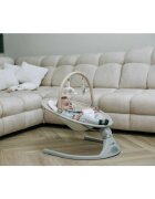 FreeON Leagan balansoar Elite Beige cu 12 melodii 5 viteze de balansare si 3 pozitii de reglare a spatarului