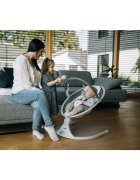 FreeON Leagan balansoar Elite Grey cu 12 melodii 5 viteze de balansare si 3 pozitii de reglare a spatarului