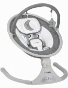 FreeON Leagan balansoar Elite Grey cu 12 melodii 5 viteze de balansare si 3 pozitii de reglare a spatarului